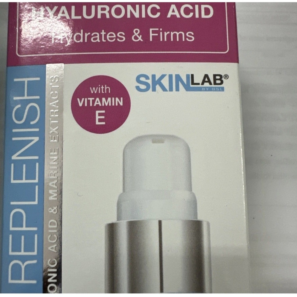 SkinLab Hydrate & Replenish Facial Serum With Vitamin E 1oz. Hyaluronic Acid NEW - Picture 6 of 15
